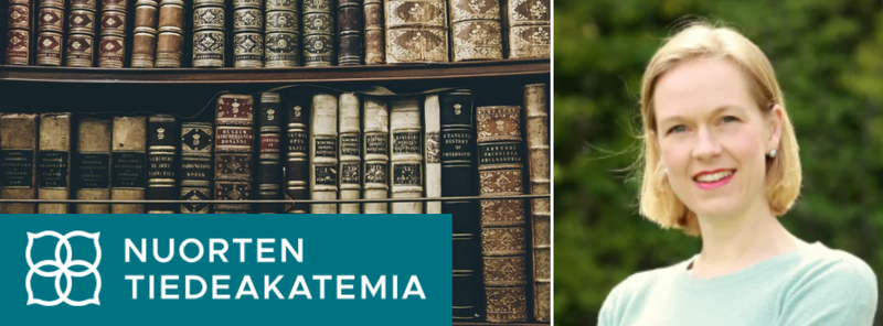 Elisa Vilhunen aloitti Nuorten Tiedeakatemian uutena jäsenenä